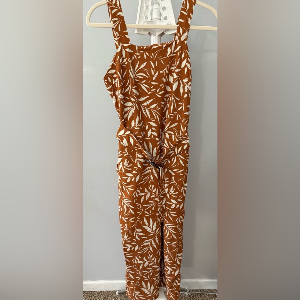 Leaf Print Women's Swim Cover-Up